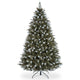 Abeto coberto de neve de árvore de Natal de PVC premium com galhos de PE 180