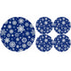 Conjunto de bases redondas de feltro 1 + 4 - SNOW
