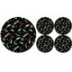 Conjunto de bases circulares de feltro 1 + 4 - OSTROKRZEW