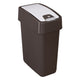 Papelera con tapa a presión 10l Keeeper Magne - color grafito