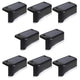 8x Maclean MCE319 Lâmpada solar com sensor de crepúsculo Lâmpada solar para terraço escadas cerca 4000K, Ni-MH 100 mAh, 80x45x45mm, IP44