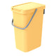 Caixote do lixo Keden Systema Q 12L amarelo claro
