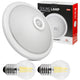 Luminária de teto com sensor PIR Maclean, com fonte de luz LED, 2x máx. 40 W, E27, 220-240 V ~ 50/60 Hz, MCE324 + 2x MCE284