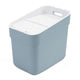 Contentor de reciclagem Curver, contentor de 20 litros, cinzento-azulado