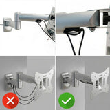 Soporte para televisor o monitor Maclean, universal, máx. VESA 200x200, 23-50", 30 kg, plateado, MC-503A S