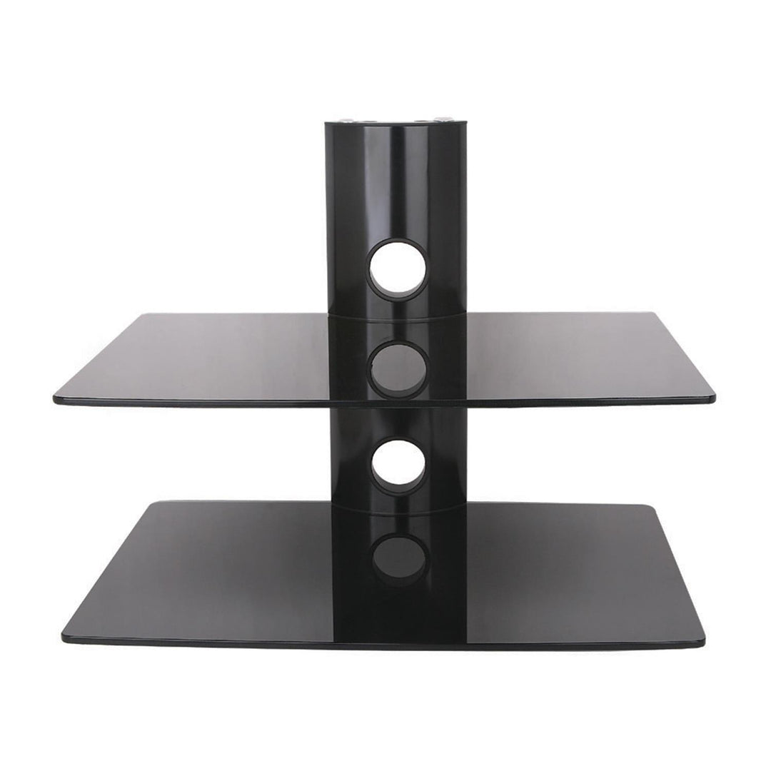 Estante de vidrio doble para la consola sintonizador de DVD Art D-50N