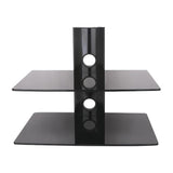 Estante de vidrio doble para la consola sintonizador de DVD Art D-50N