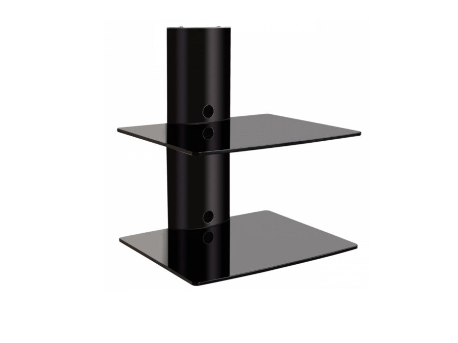 Estante de vidrio doble para la consola sintonizador de DVD Art D-50N