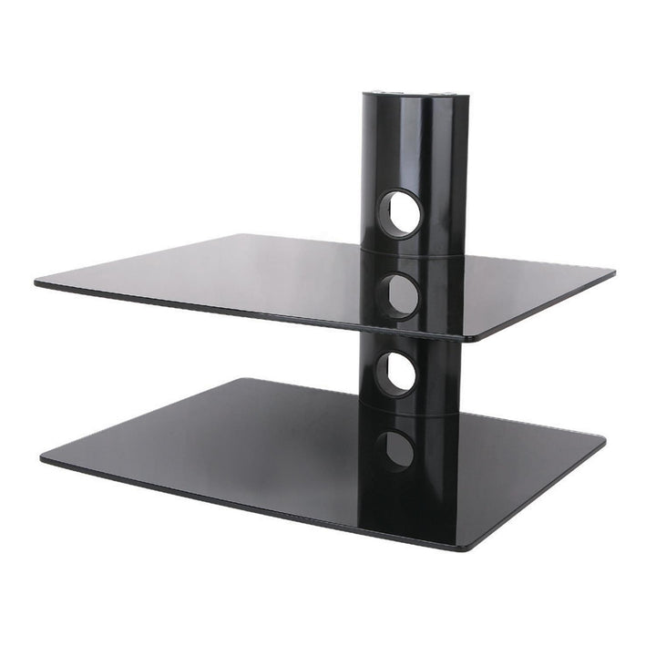 Estante de vidrio doble para la consola sintonizador de DVD Art D-50N