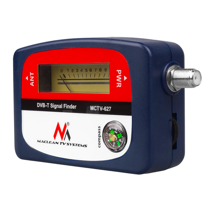 Localizador de sinal terrestre DVB-T (VHF, UHF, TV, TNT) Maclean MCTV-627