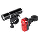 Juego de luces para bicicleta URZ0015 delantera 1x LED 3W + trasera 3x LED batería Rebel