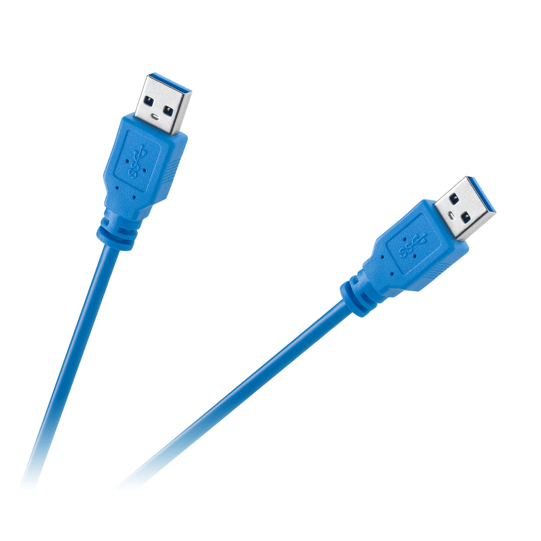 Cable USB 3.0 AM a AM 1,8m azul KPO2900