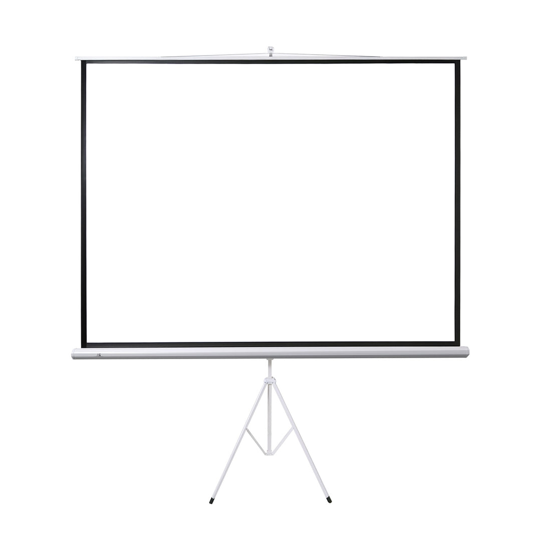 Pantalla de proyección Maclean, diagonal de 120 pulgadas, 240 x 180 cm, con trípode, formato 4:3, MC-608