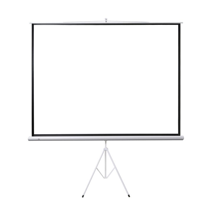 Pantalla de proyección Maclean, diagonal de 120 pulgadas, 240 x 180 cm, con trípode, formato 4:3, MC-608