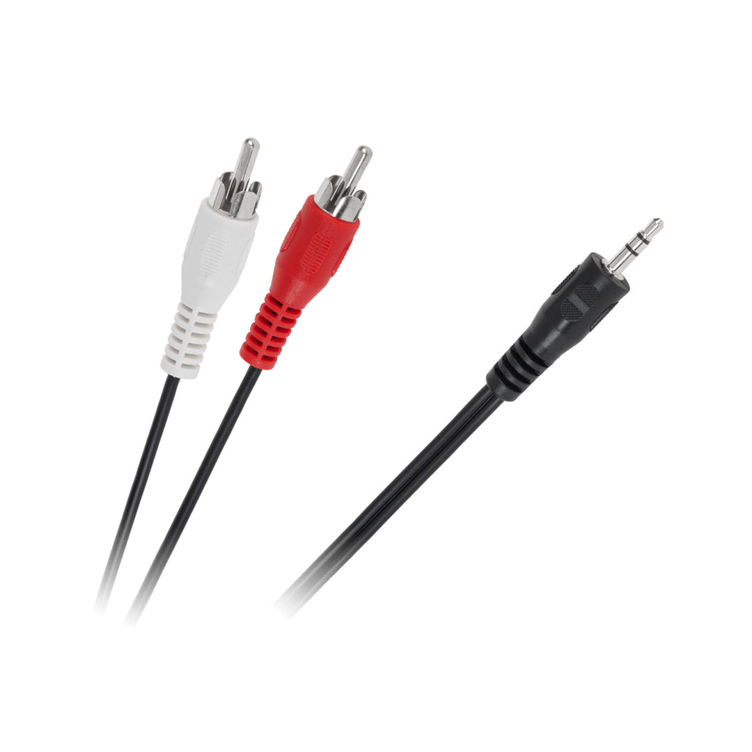 Cable minijack 3,5 mm a 2x RCA 1,5 m KPO2747-1,5