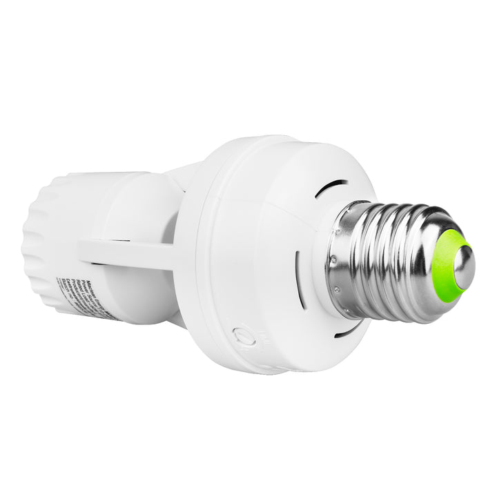 Portalámparas con sensor de movimiento 360°