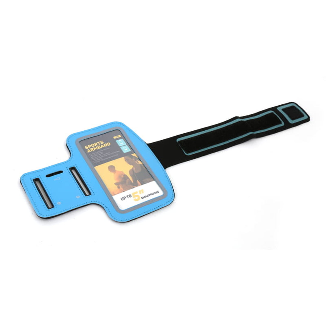 Capa para smartphone de 5" com alça de ombro em azul Platinet 42054