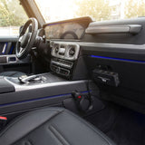 Ladrón y alargador de mechero de coche 12V, 3 tomas y 2 puertos USB Maclean Energy MCE117