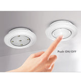 Conjunto de 6 luzes LED com controle remoto 4 modos de iluminação Maclean Energy MCE165
