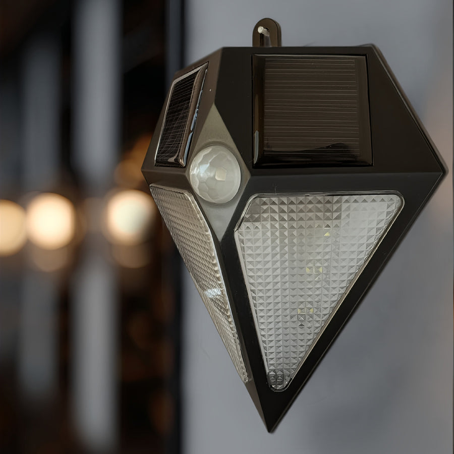 Lâmpada solar com sensor de movimento 6 LED Maclean Energy MCE168