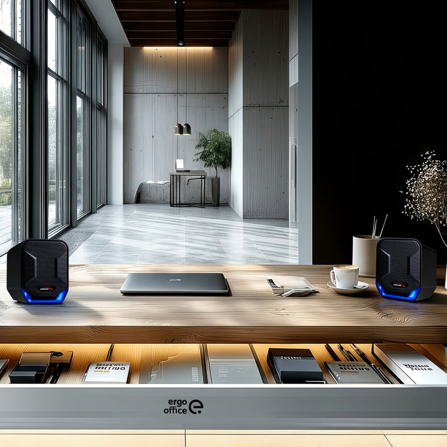 Altavoces estéreo de alta calidad para computadoras portátiles y de escritorio Audiocore AC865