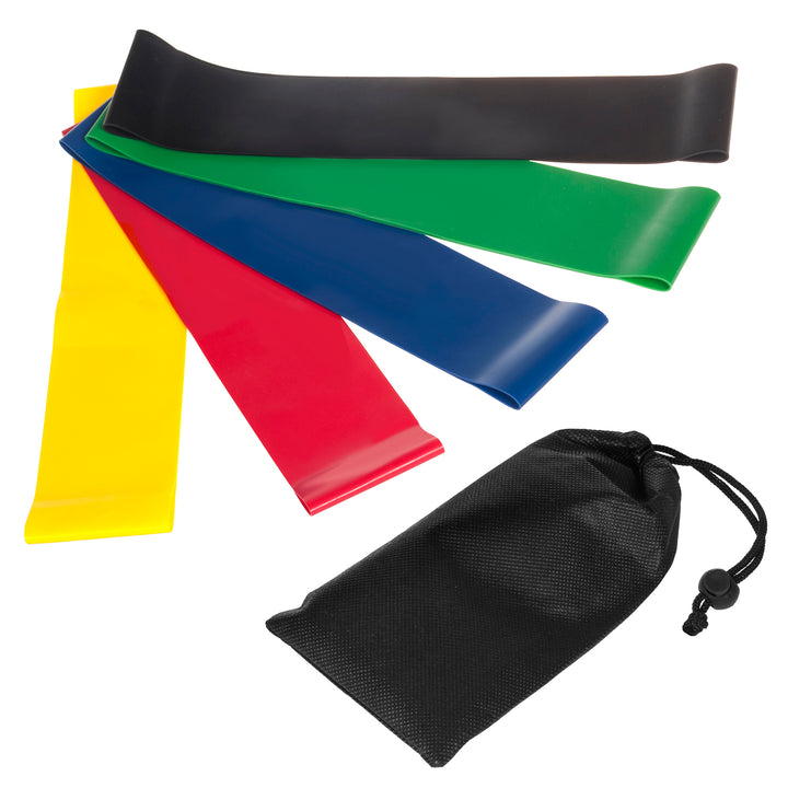 Resistencia, Kit de 5 Bandas Elasticas Fitness, de 4 ...