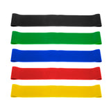 Resistencia, Kit de 5 Bandas Elasticas Fitness, de 4 ...