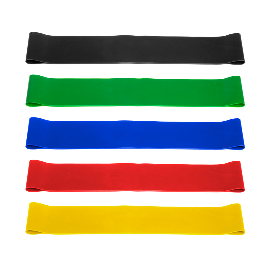 Resistencia, Kit de 5 Bandas Elasticas Fitness, de 4 ...