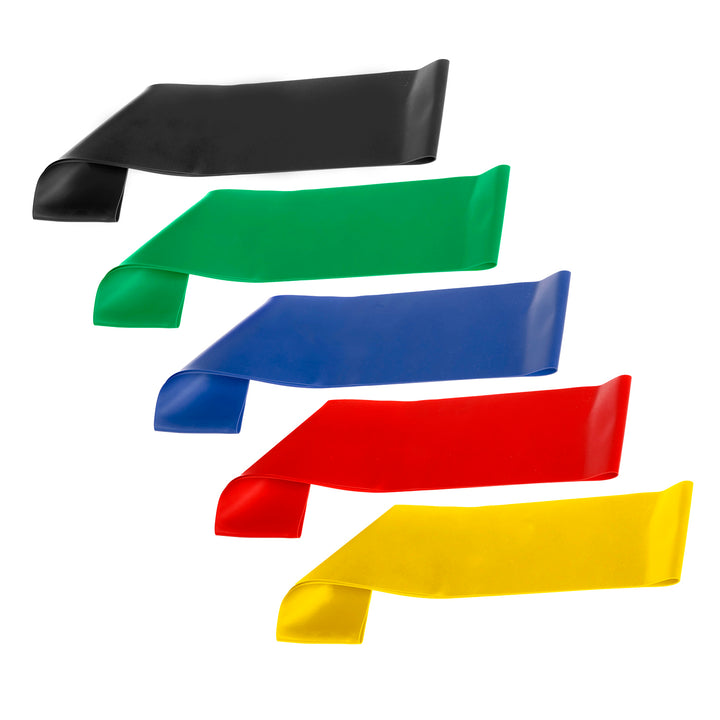 Resistencia, Kit de 5 Bandas Elasticas Fitness, de 4 ...