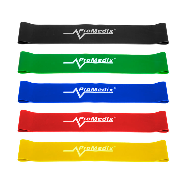 Resistencia, Kit de 5 Bandas Elasticas Fitness, de 4 ...