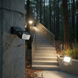 Maclean MCE201 B Sensor de Movimiento Infrarrojo Universal con Sensor Crepuscular, Alcance: 12m, Detector de Movimiento para Montaje en Techo y Pared, Uso Interior y Exterior