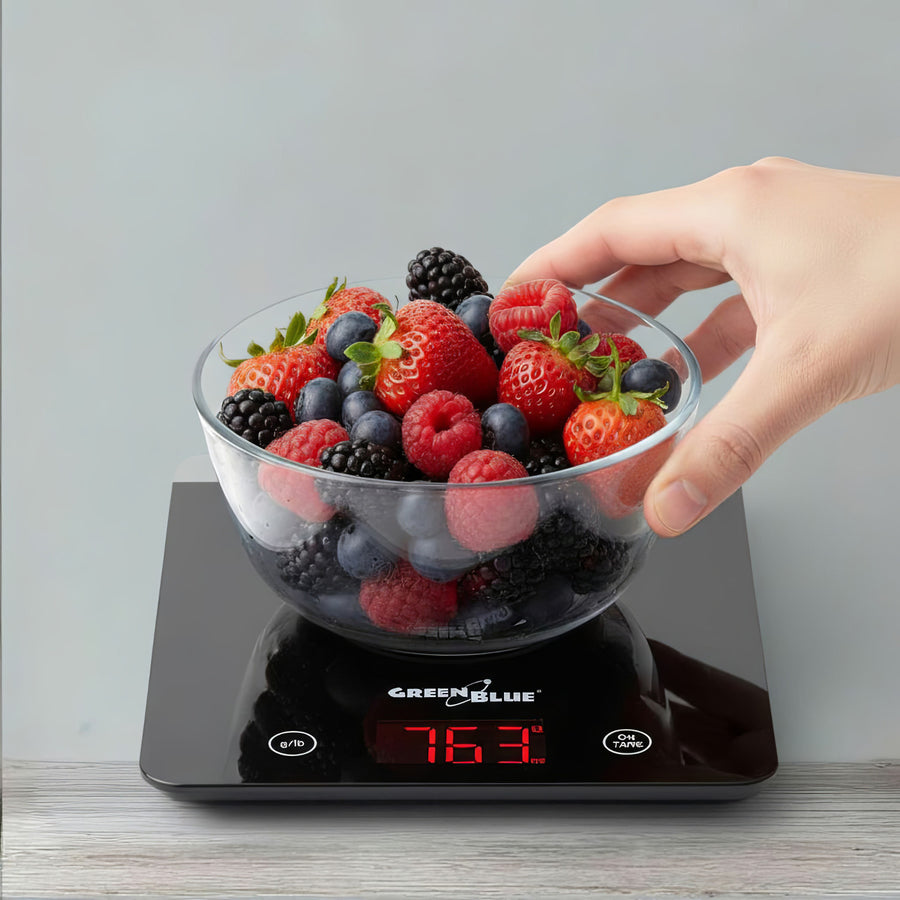 Escala de tara LED LCD fina e fina, 1g-5kg