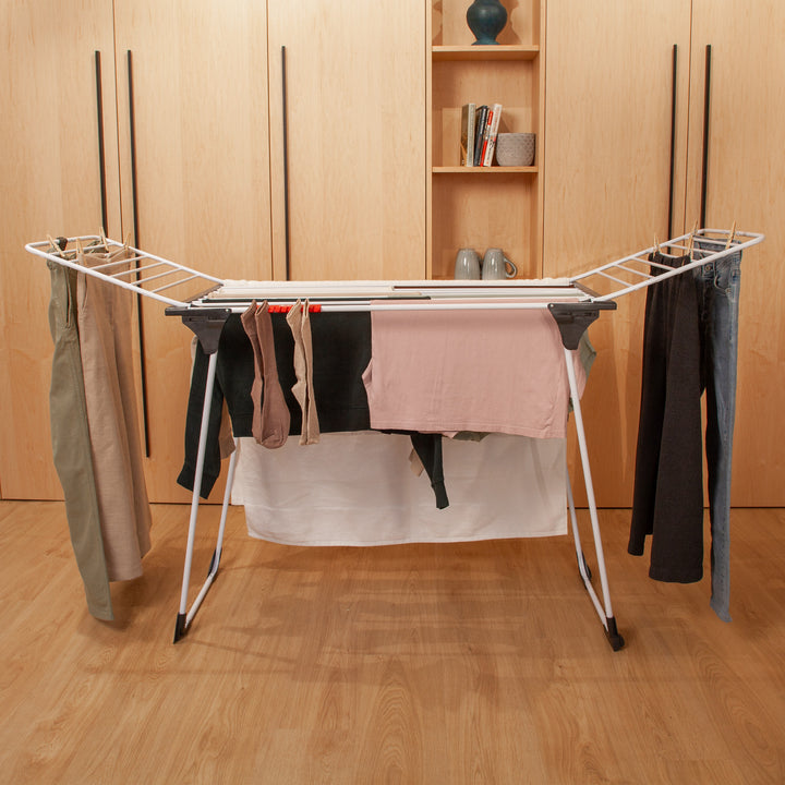 Secador vertical para ropa Vileda King con gruesas cuerdas de aluminio