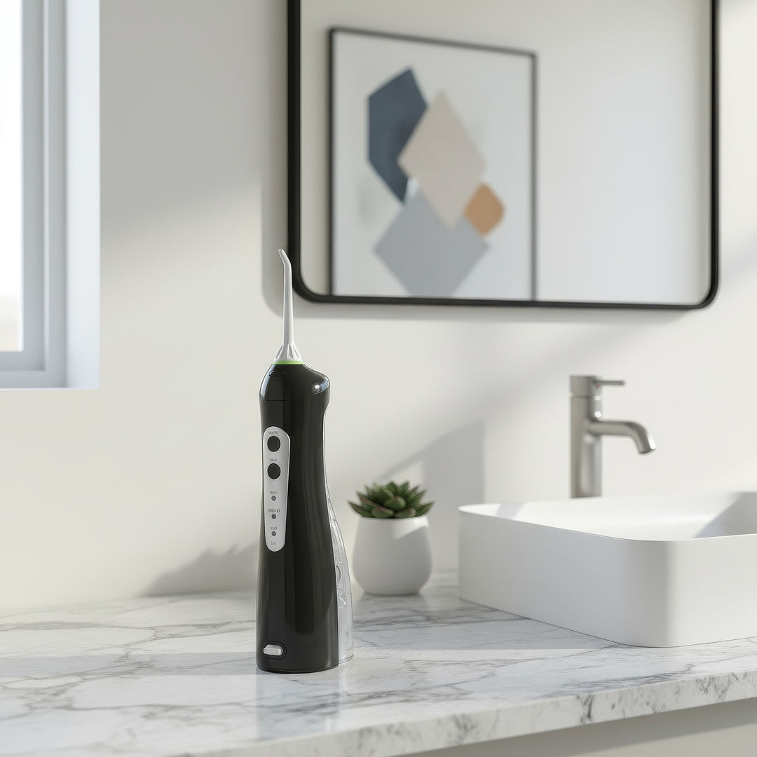 Irrigador bucal sem fios ProMedix PR-770 8,5 Bar, IPX7, carregamento USB, preto