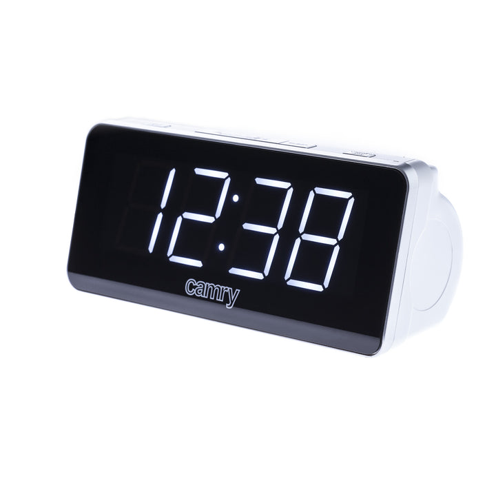 Camry CR 1156 radio reloj despertador AM y FM frecuencia pantalla LED