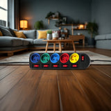 Filtro de linha de 5 tomadas com cabo de 1,5 m, interruptor, proteção infantil, 2500 W, conector FR Maclean Energy MCE204M
