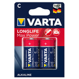 2x pilas alcalinas Varta Longlife Max Power R14