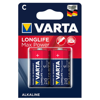 2 pilhas alcalinas Varta Longlife Max Power R14