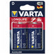 2x pilas alcalinas Varta Longlife Max Power R20