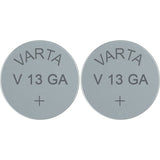 2 baterías alcalinas Varta V13GA LR44 AG13, de alta calidad