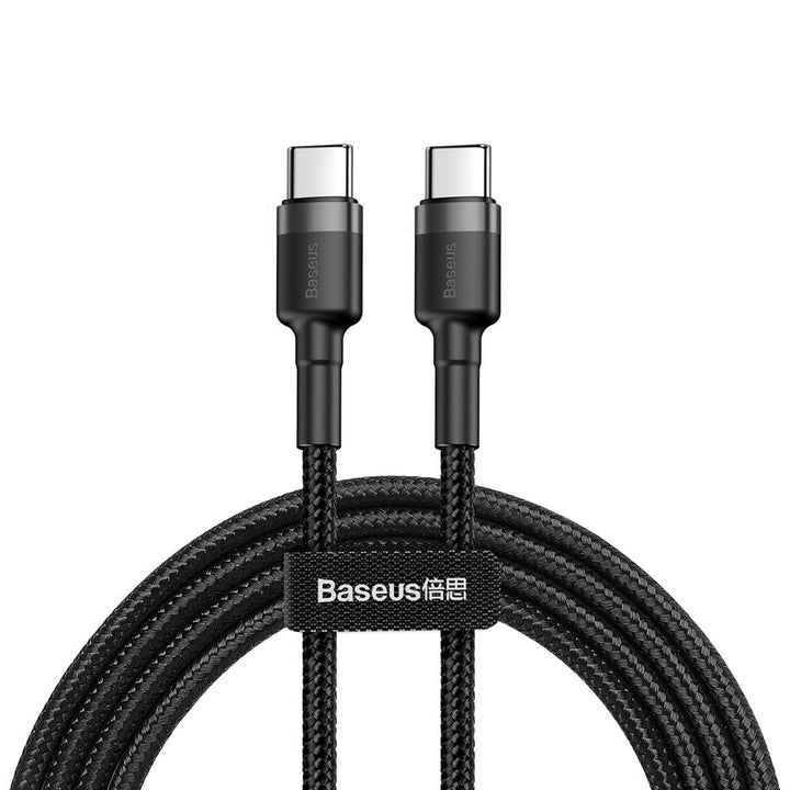 Cable USB tipo C 1m carga flash PD 60W 20V 3A QC3.0 BASEUS Serie Cafule