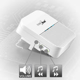 Indicador de entrada sem fio com sensor de movimento e 52 melodias, 230 V, máx. 8 sensores, branco GreenBlue GB212