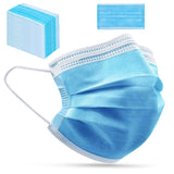 Máscara desechable FFP2 juego de 50 piezas de máscaras para protección personal azul Promedix PR-205