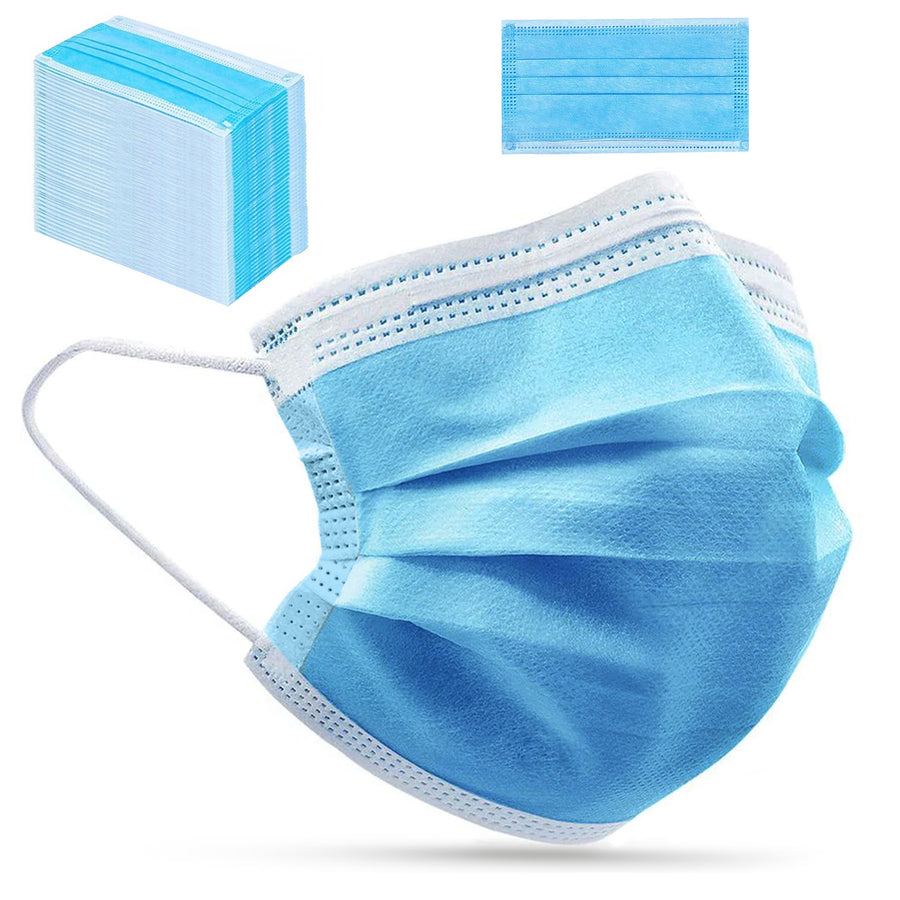 Máscara desechable FFP2 juego de 50 piezas de máscaras para protección personal azul Promedix PR-205