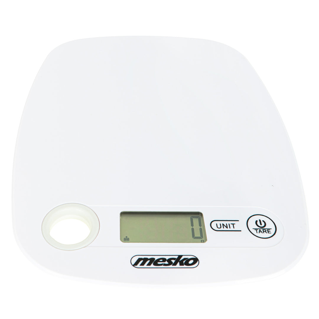 Balanza de cocina electrónica LCD Mesko MS 3159w blanca
