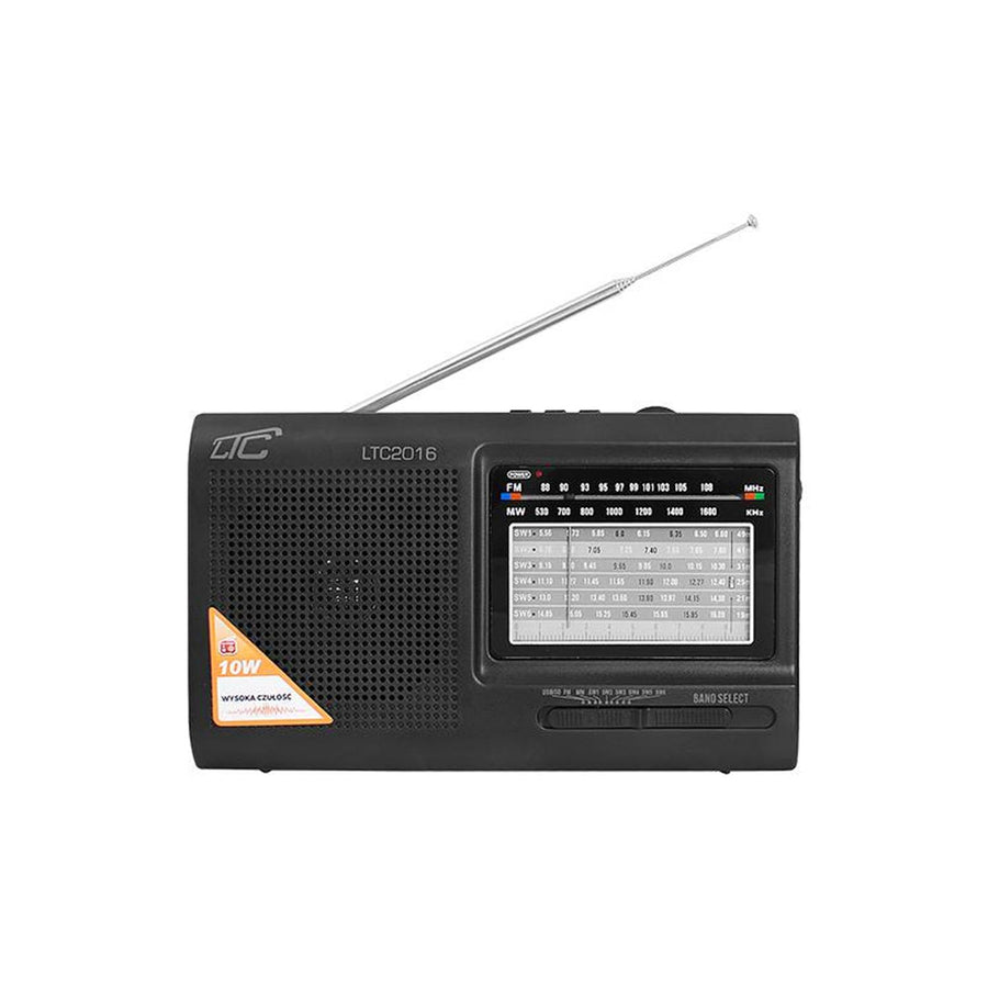 Radio portátil LTC-2016 WILGA USB con batería recargable incorporada
