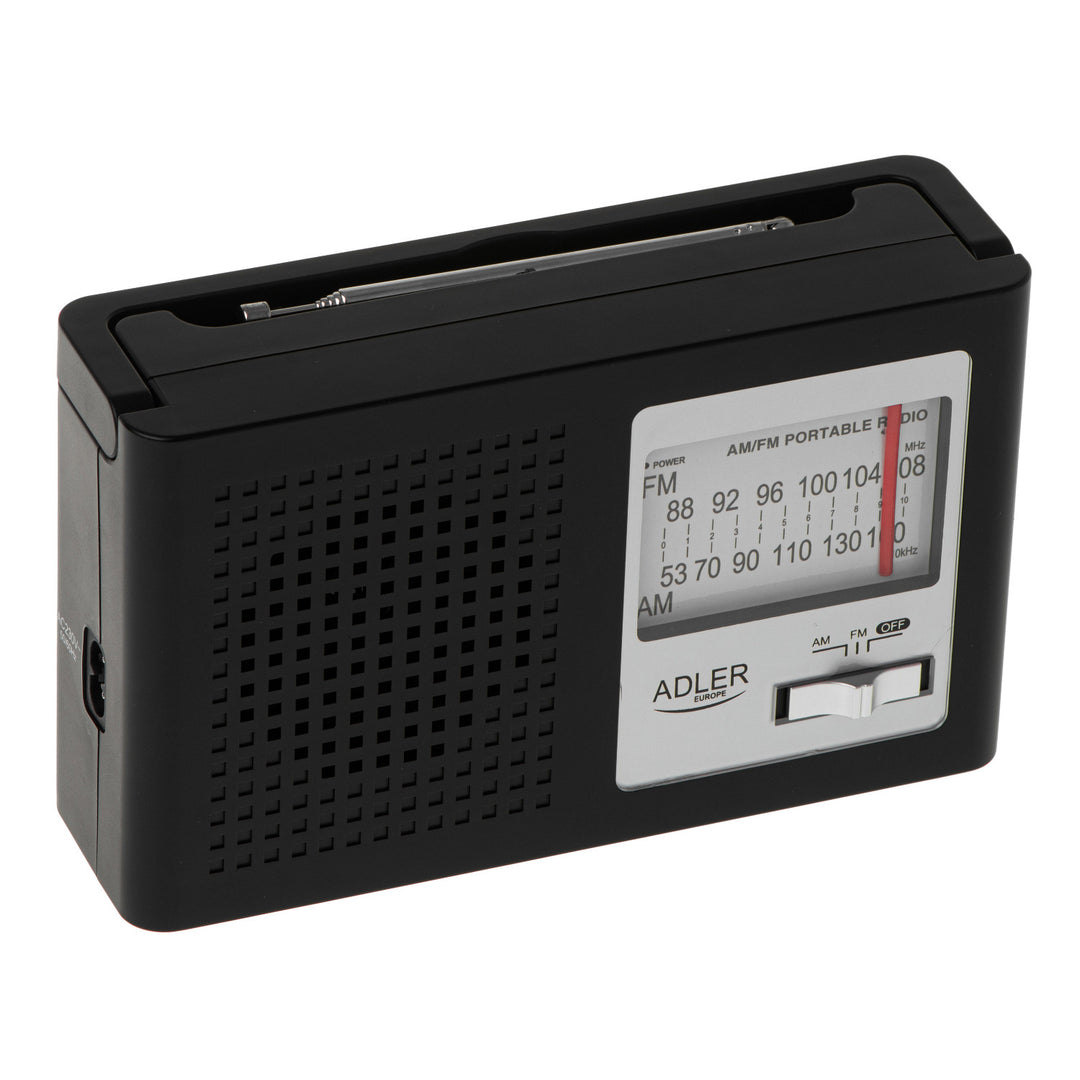 Adler AD 1909 Radio portátil, AM y FM, Antena, Funcionamiento por red y pilas