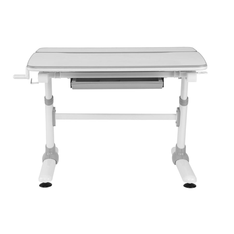 Ergo Office ER-417 Escritorio infantil ergonómico con regulación de altura e inclinación pupitre escolar infantil hasta 100 kg ganchos para bolsas de cajón