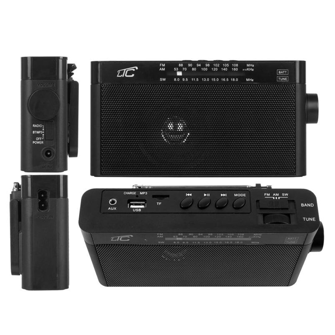 Rádio Portátil Bluetooth LTC Retro Sona: Soluções Modernas num Case Retro