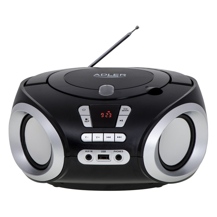 Coluna de som CD-MP3, USB, rádio Adler AD 1181